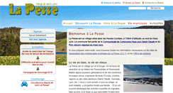 Desktop Screenshot of mairie-la-pesse.com