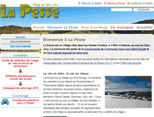 Tablet Screenshot of mairie-la-pesse.com